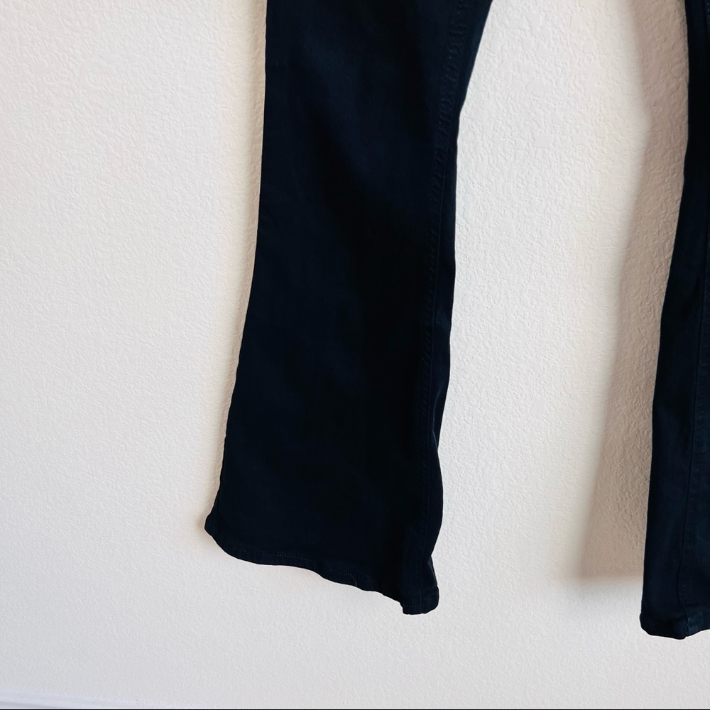 TOPSHOP Black Jamie High Waisted Flare Jeans - Picture 5 of 13